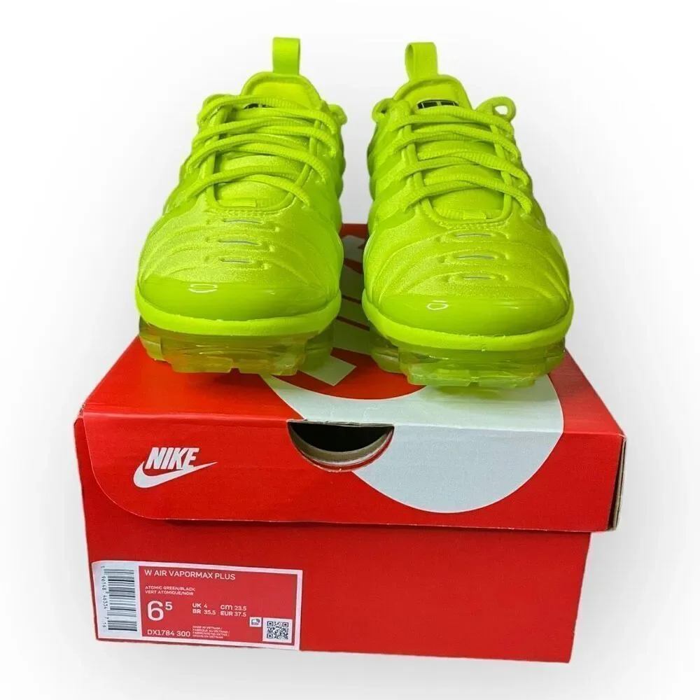 Nike Air VaporMax Plus Running Shoes Atomic Green DX1784-300 Womens size 6.5